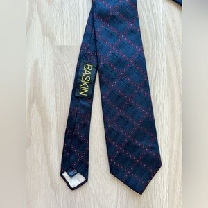 GIVENCHY Gentlemen Paris Baskin Silk Men’s Neck Tie Blue